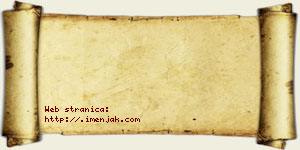 Irena Milanov vizit kartica